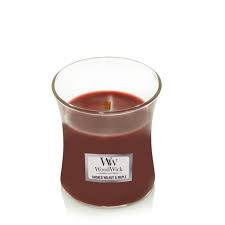 Ароматична свічка з ароматом копченого горіха і клена Woodwick Mini Smoked Walnut & Maple 85 г